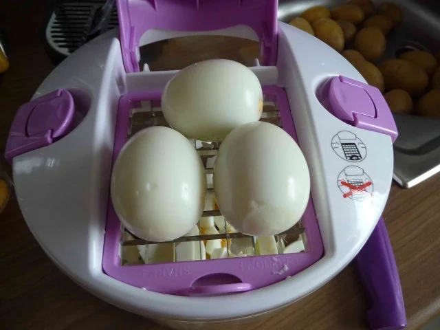 Salat :  Eiersalat schnell mal gemacht - Rezept