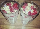 Joghurtcreme mit Himbeeren - Rezept