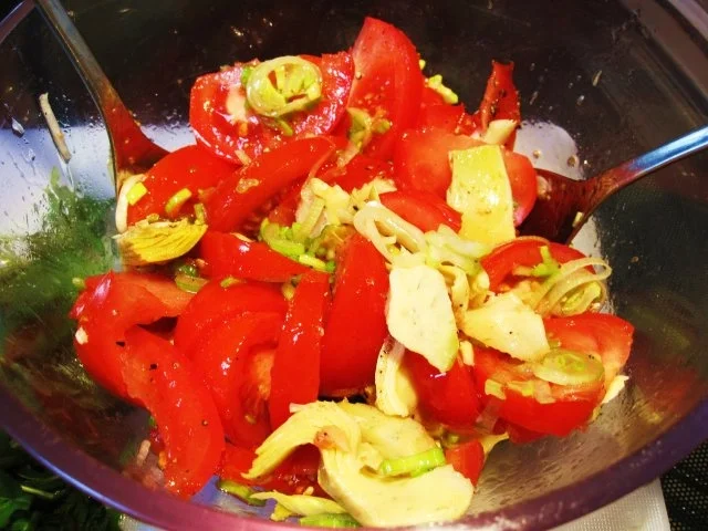 Rucolasalat mit Artischocken und Thunfisch ... - Rezept - Bild Nr. 4