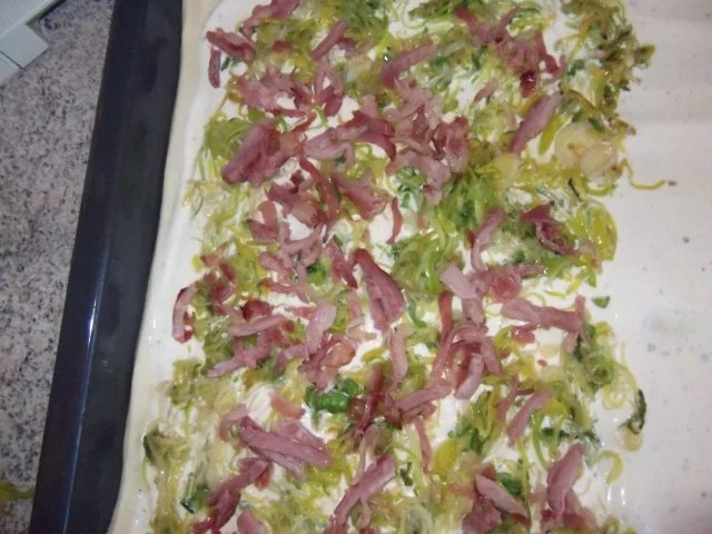 Flammkuchen auf 2. Arten nach Dieter´s Art - Rezept - Bild Nr. 8