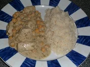 Hähnchngeschnetzeltes in Tahina-Soße und Kichererbsen - Rezept