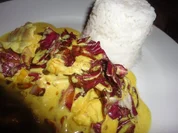 Curry Honig Hühnchen in Radiccio Sauce - Rezept