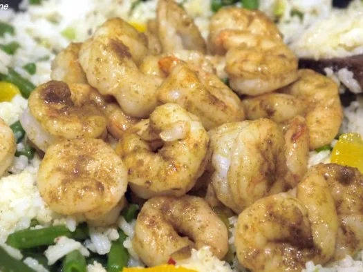 Reispfanne mit Garnelen und Avocado - Rezept - Bild Nr. 12