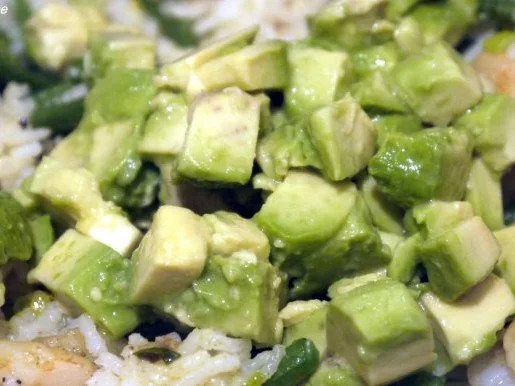 Reispfanne mit Garnelen und Avocado - Rezept - Bild Nr. 13