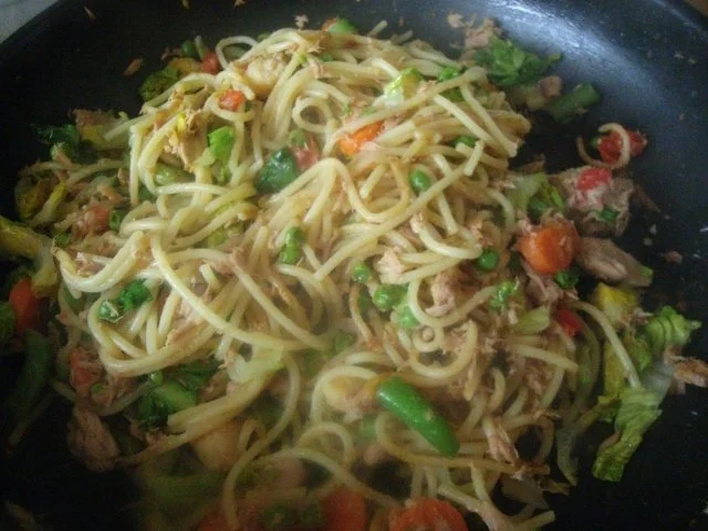 Rezept: Spaghetti mit Thunfisch Bild Nr. 11 Spaghetti mit Thunfisch - Rezept - Bild Nr. 11