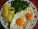 Rahmspinat mit Spiegelei - Rezept