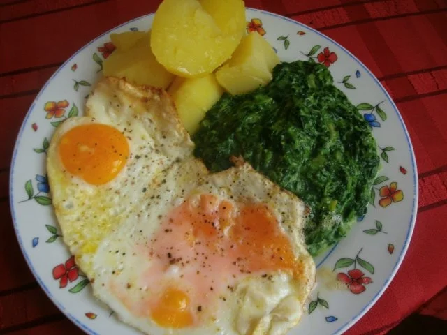Rahmspinat mit Spiegelei - Rezept - Bild Nr. 7
