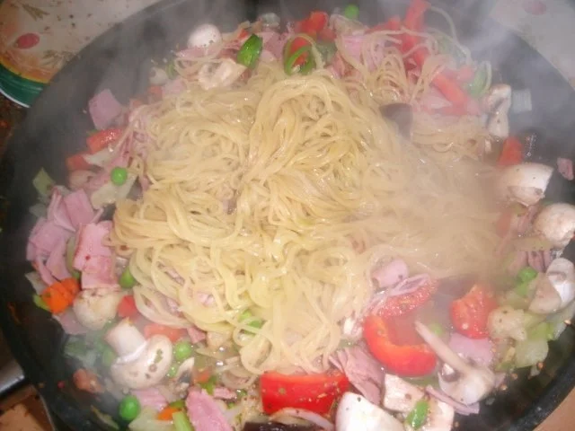 Nudelschinkenpfanne mit Gemüse - Rezept - Bild Nr. 5