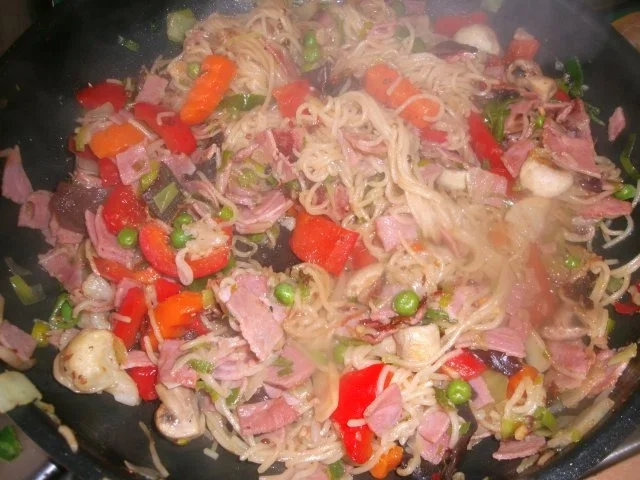 Nudelschinkenpfanne mit Gemüse - Rezept - Bild Nr. 7