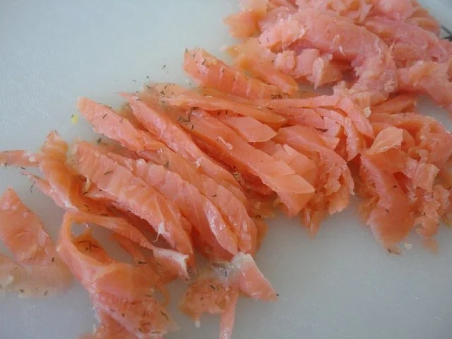 Gnocci in Zitronen Lachs Sahne - Rezept - Bild Nr. 2