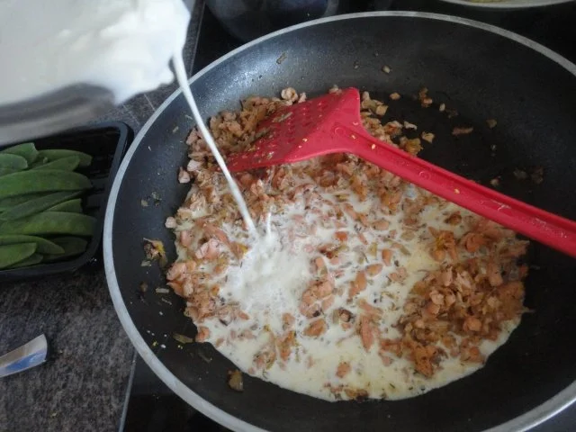 Gnocci in Zitronen Lachs Sahne - Rezept - Bild Nr. 8