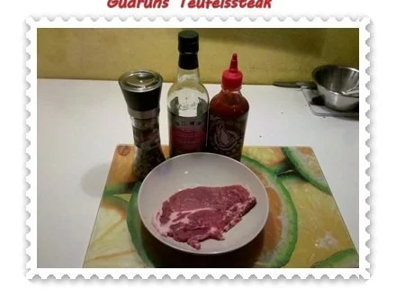 Fleisch: Gudruns Teufelssteak - Rezept - Bild Nr. 2