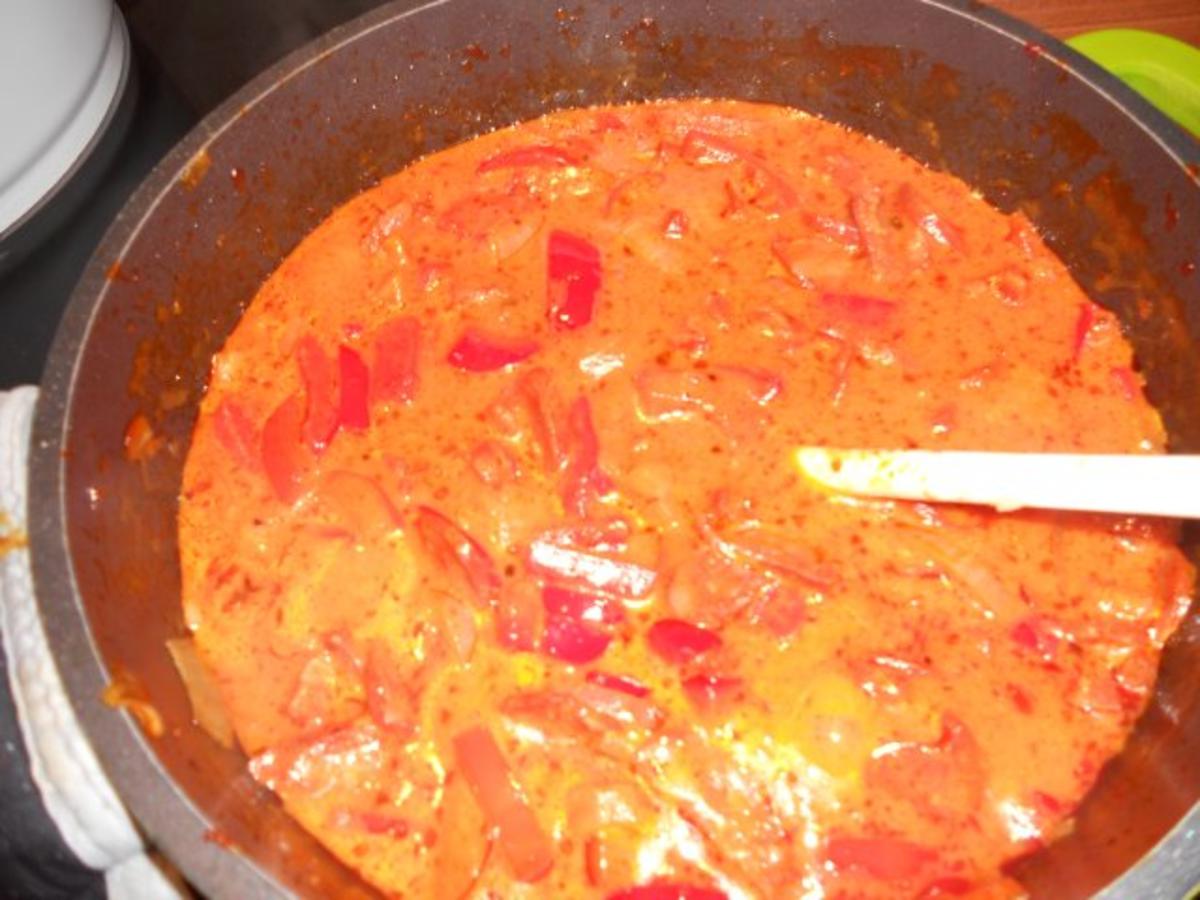 Paprika-Chorizo-Sauce zu Nudeln - Rezept - Bild Nr. 5