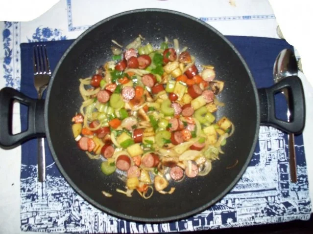 Kamenzer Wurstpfanne - Rezept