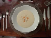 Sellerie-Apfel-Süppchen mit Schwips - Rezept