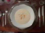 Sellerie-Apfel-Süppchen mit Schwips - Rezept