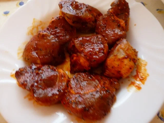 Rezept: Wildschweinmedaillions mit würzigem Karottensalat Bild Nr. 3 Wildschweinmedaillions mit würzigem Karottensalat - Rezept - Bild Nr. 3