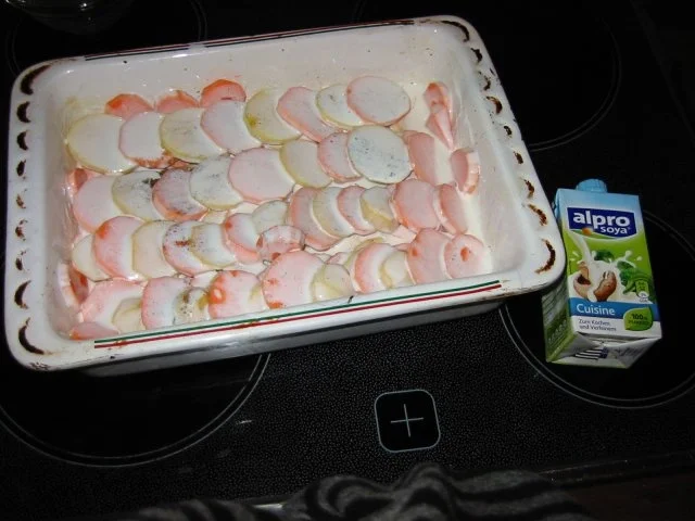 Süßkartoffel/Kartoffelauflauf o. Gratin - Rezept - Bild Nr. 2