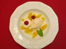 Karamellisierte Orangenfilets mit selbstgemachtem Vanilleeis - Rezept