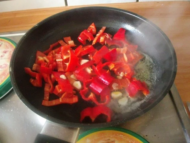 Minutensteaks in Paprikakäsesoße  und Backofenkartoffeln - Rezept - Bild Nr. 10