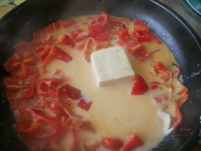 Minutensteaks in Paprikakäsesoße  und Backofenkartoffeln - Rezept - Bild Nr. 12