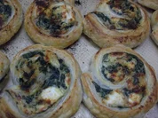 Pitaschneckchen mit Spinat und Fetakäse - Rezept