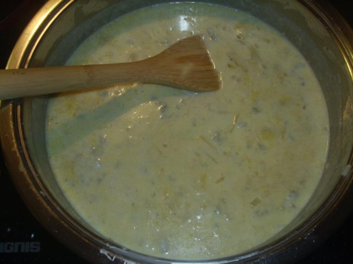 Pasta in Artischocken-Gorgonzola-Sauce - Rezept - Bild Nr. 4