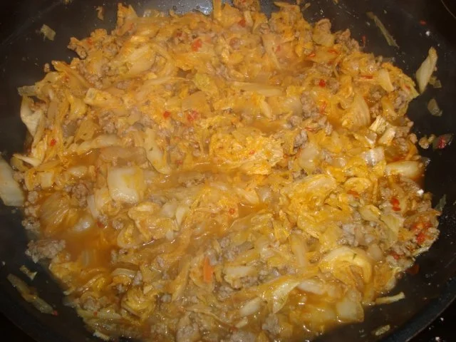 Rezept: schnelle Chinakohl-Hackpfanne Bild Nr. 7 schnelle Chinakohl-Hackpfanne - Rezept - Bild Nr. 7