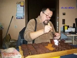 Rezept: Plätzchen: Opa`s Nougatstangen Bild Nr. 4 Plätzchen: Opa`s Nougatstangen - Rezept - Bild Nr. 4