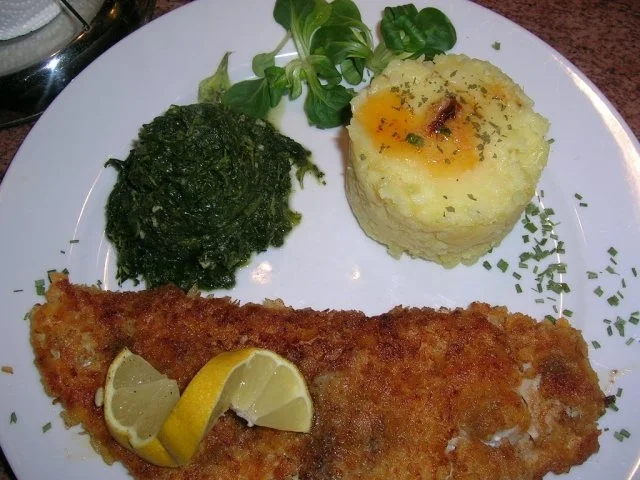 Kabeljaufilet in Knusperkruste aus Kartoffelchips - Erklärung nachfolgend -, Trüffelstampf - Rezept - Bild Nr. 5