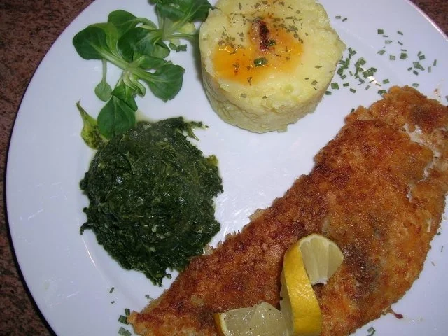Kabeljaufilet in Knusperkruste aus Kartoffelchips - Erklärung nachfolgend -, Trüffelstampf - Rezept - Bild Nr. 7