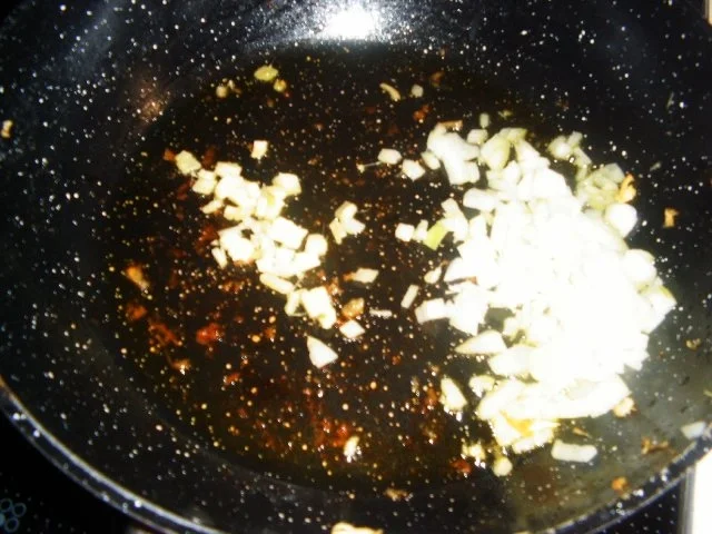 Hähnchen-Rosenkohl-Nudel-Pfanne - Rezept - Bild Nr. 6