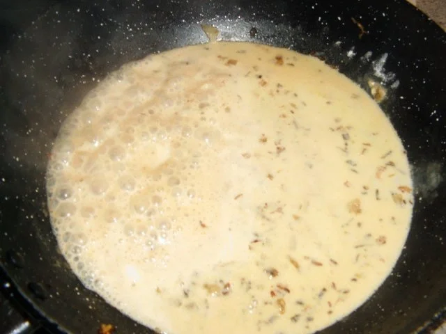 Hähnchen-Rosenkohl-Nudel-Pfanne - Rezept - Bild Nr. 7