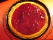 Käsekuchen mit Kokosmilch - Rezept
