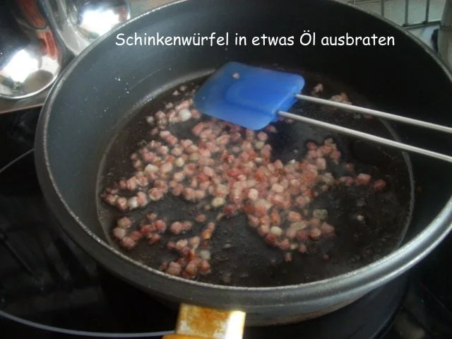 Schweinebäckchen  mit lauwarmen Kartoffelsalat und Bacon - Rezept - Bild Nr. 13