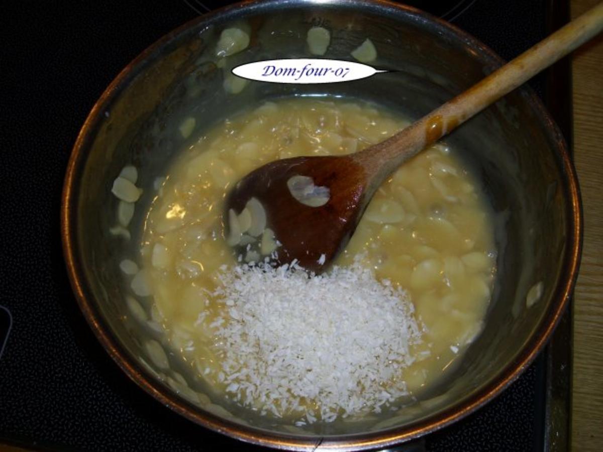 Vanillesahne im Florentinertörtchen & Schoko-Orangen-Sahne mit Mangoscheiben als Törtchen - Rezept - Bild Nr. 7
