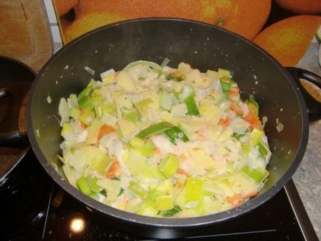 Hähnchenbrustfilet auf einem Kartoffel-Lauch-Bett à la Heiko - Rezept - Bild Nr. 11