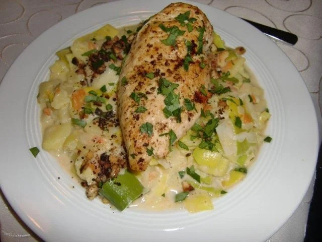 Hähnchenbrustfilet auf einem Kartoffel-Lauch-Bett à la Heiko - Rezept - Bild Nr. 14