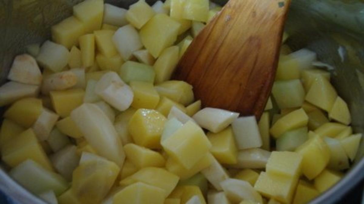 Fränkische Kartoffelsuppe - Rezept - Bild Nr. 3