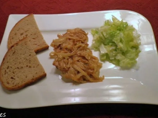 Rezept: Zwiebelschnitzel Bild Nr. 3 Zwiebelschnitzel - Rezept - Bild Nr. 3