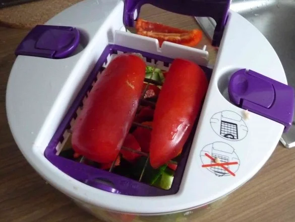 Rezept: Salat : Paprika - Lauch - Zwiebel - Salat Bild Nr. 3 Salat : Paprika - Lauch - Zwiebel - Salat - Rezept - Bild Nr. 3