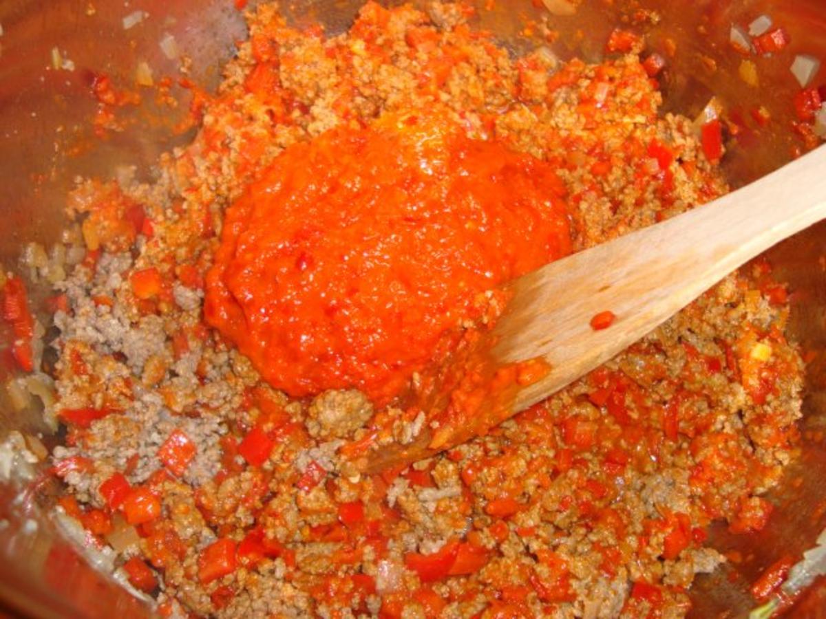 Ajvar-Suppe mit frischen Paprikastückchen - Rezept - Bild Nr. 5