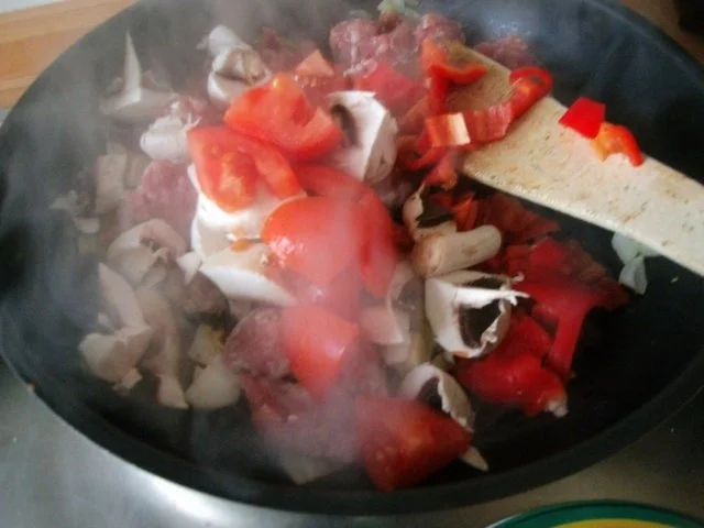 Auflauf.....Überbackenes aus Gemüse und Hack - Rezept - Bild Nr. 5