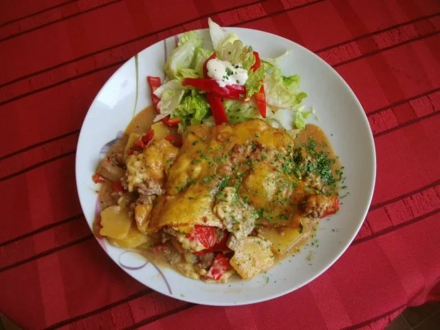 Auflauf.....Überbackenes aus Gemüse und Hack - Rezept - Bild Nr. 2