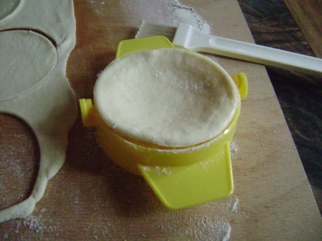 Partyhörnchen  - Quark Öl Teig - mit Hack Paprika Füllung - ca. 60 Stück - Rezept - Bild Nr. 8