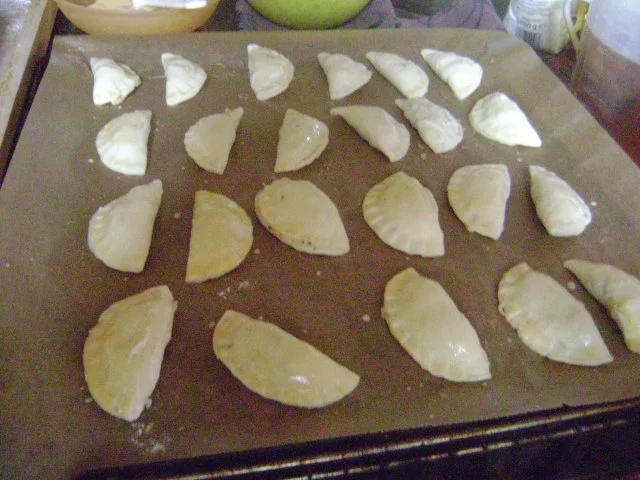 Partyhörnchen  - Quark Öl Teig - mit Hack Paprika Füllung - ca. 60 Stück - Rezept - Bild Nr. 11