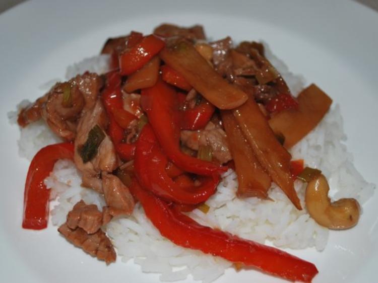 Gebratenes Schweinefleisch chinesisch - einfach - von Anni2000