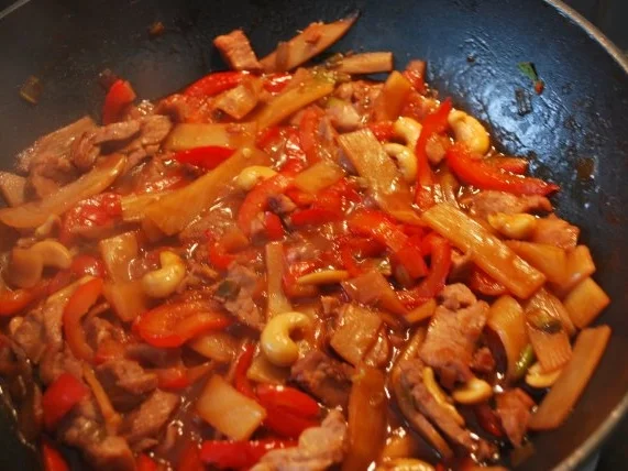 Gebratenes Schweinefleisch chinesisch - Rezept - Bild Nr. 2