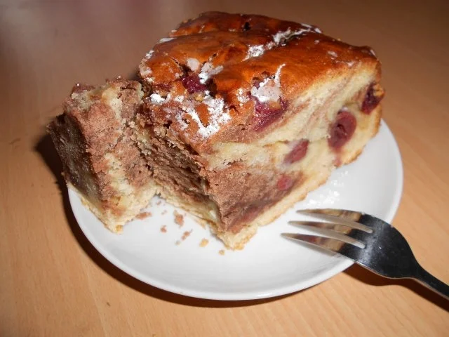 Marmorkuchen mit Kirschen - Rezept