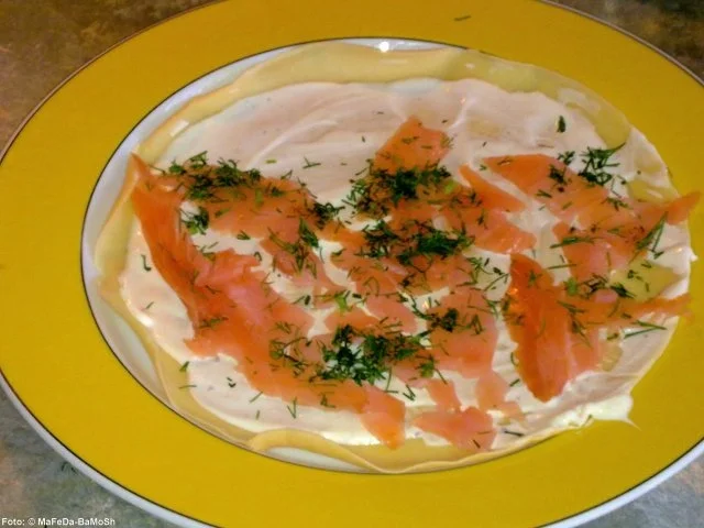 Gratinierte Lachs-Pfannkuchen - Rezept - Bild Nr. 2